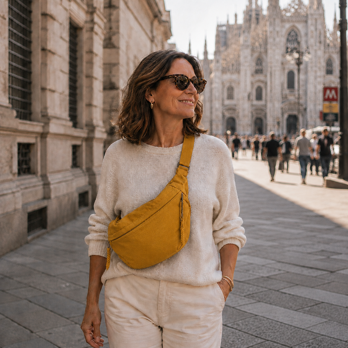 Gabriela | Bolso de hombro ocre