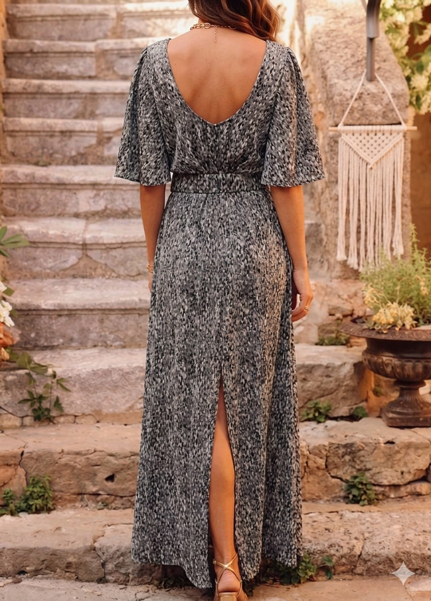 Diona™ Vestido largo con cinturón primavera/verano (Edición Limitada)