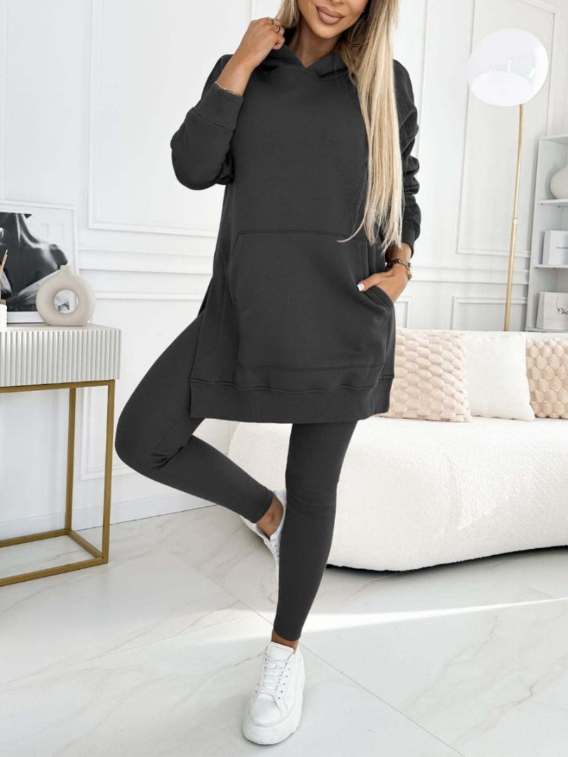 Isabel - Conjunto casual con capucha