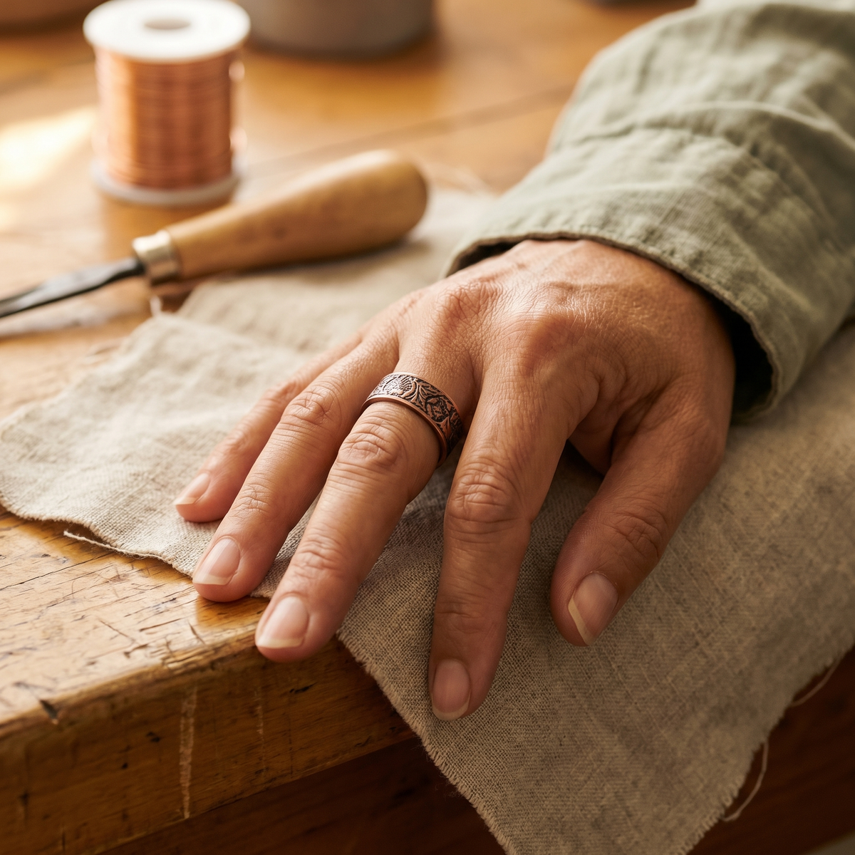 Anillo de cobre Bole