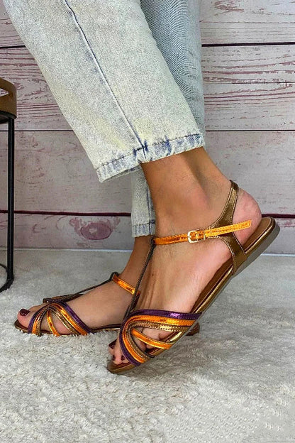 Viviana Sandalias Mediterráneas Multicolor