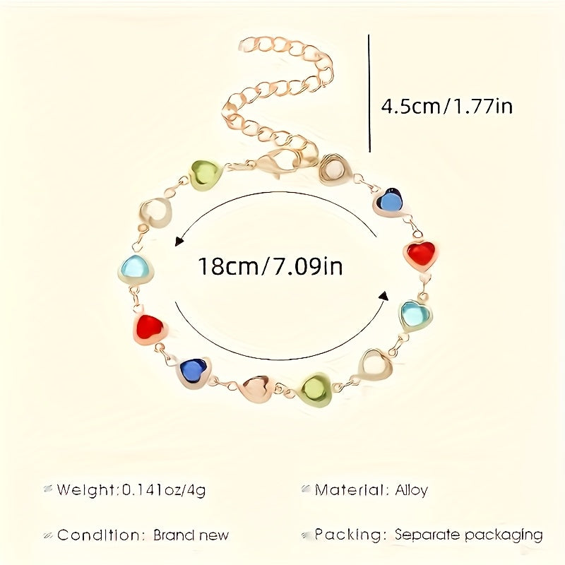 Pulsera Única Corazón Oro y Plata
