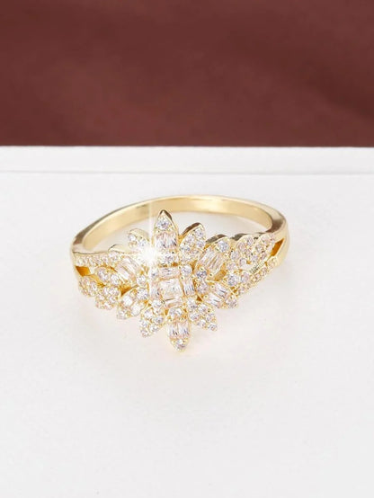 Ophelia – Anillo de estilo corona elegante con brillo refinado