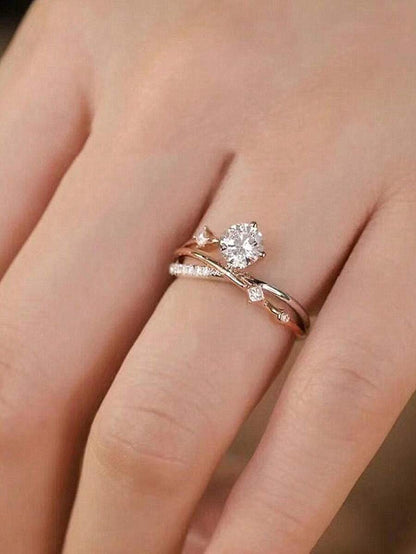 Camille – Elegancia sin esfuerzo con un brillo refinado de diamante solitario