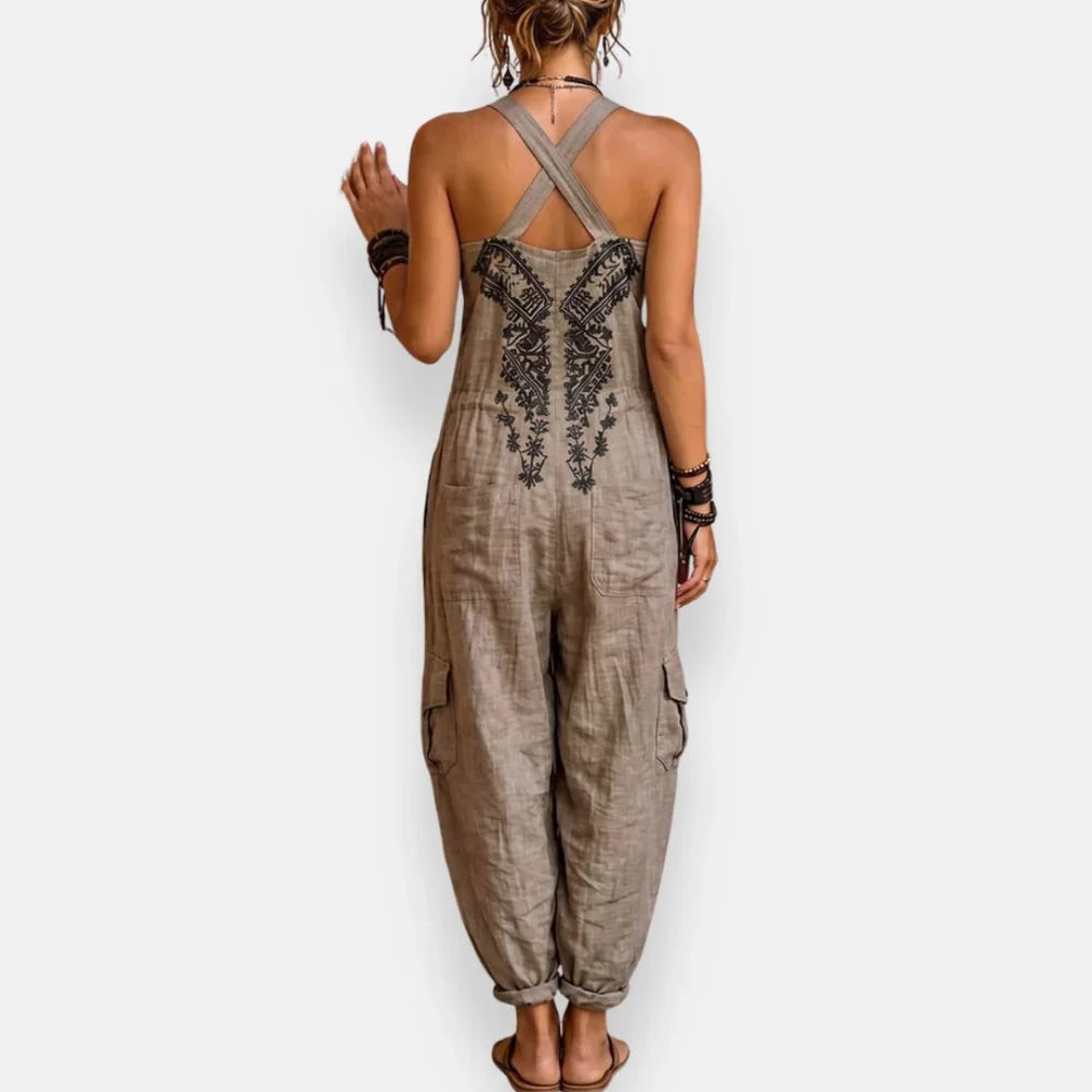 Marina - Mono bohemio bordado