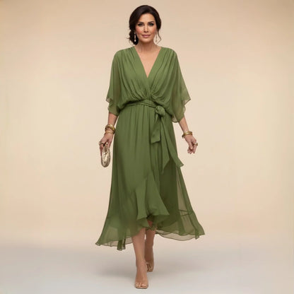 Mónica - Vestido con escote en V