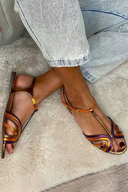 Viviana Sandalias Mediterráneas Multicolor