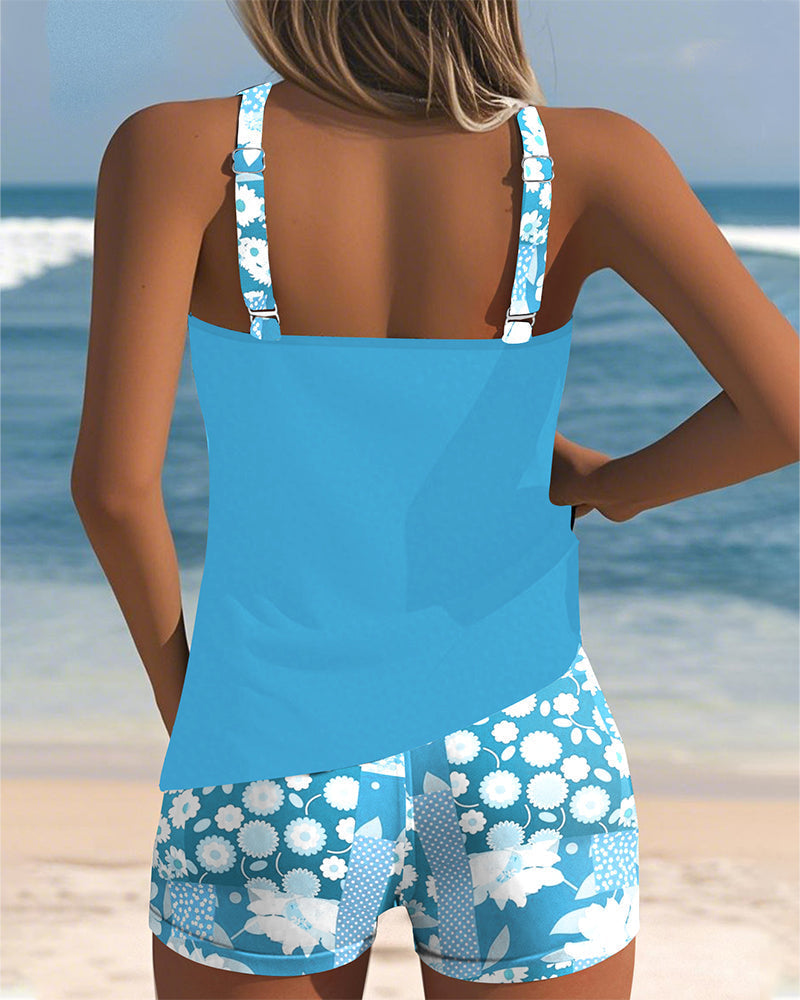 Sunset Queen | Conjunto de traje de baño de una pieza a la moda