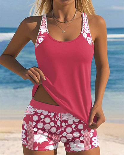Sunset Queen | Conjunto de traje de baño de una pieza a la moda