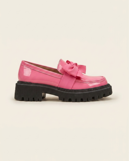 Violeta - Mocasines de plataforma con lazo