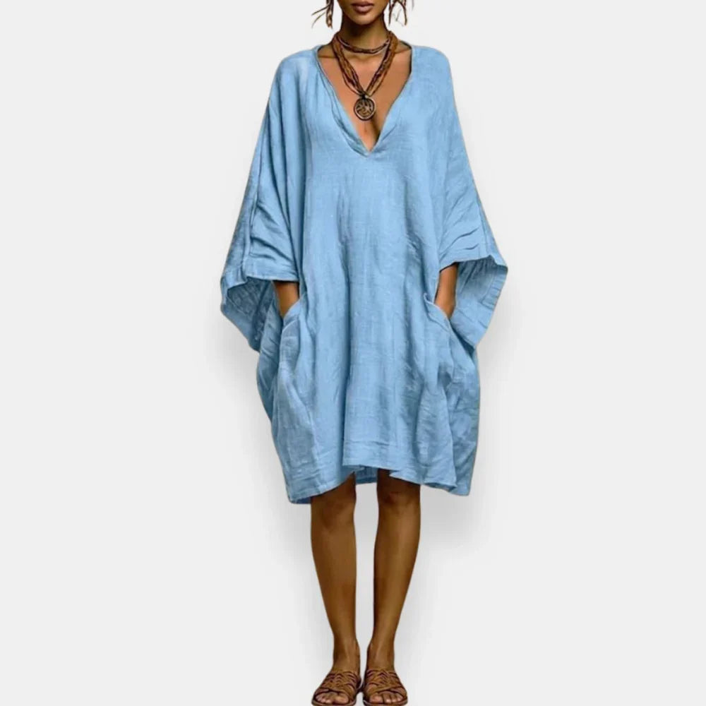 Casiana - Vestido oversize con escote