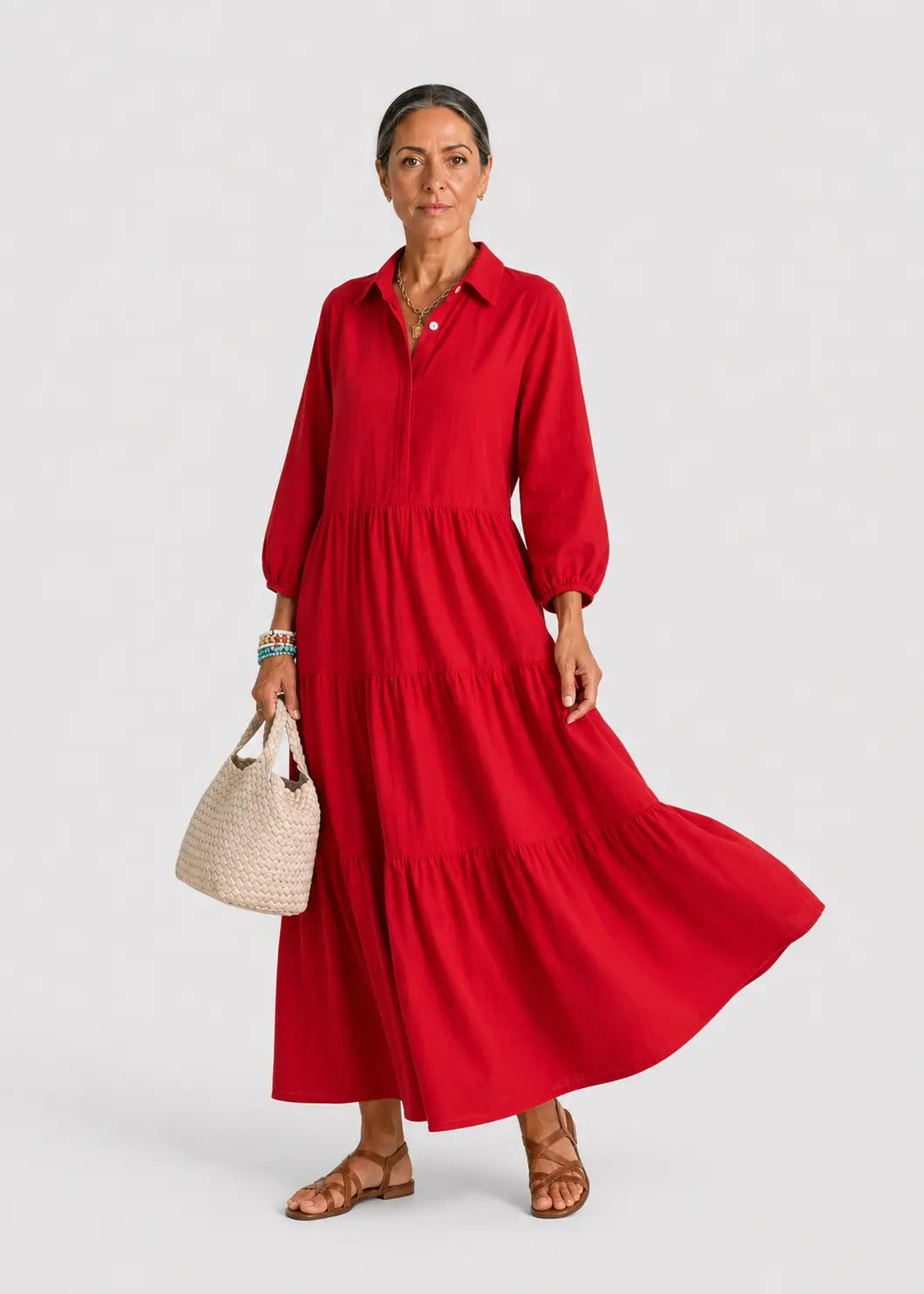Vestido Mercedes Natural
