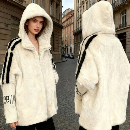 Ainoa - Chaqueta casual con capucha y cremallera