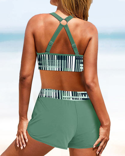 Lagoon Love | Bikini de cintura alta Ribbet