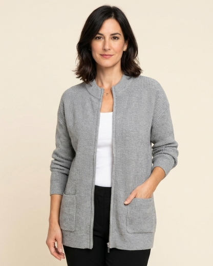 Vera | Chaqueta de punto con cremallera