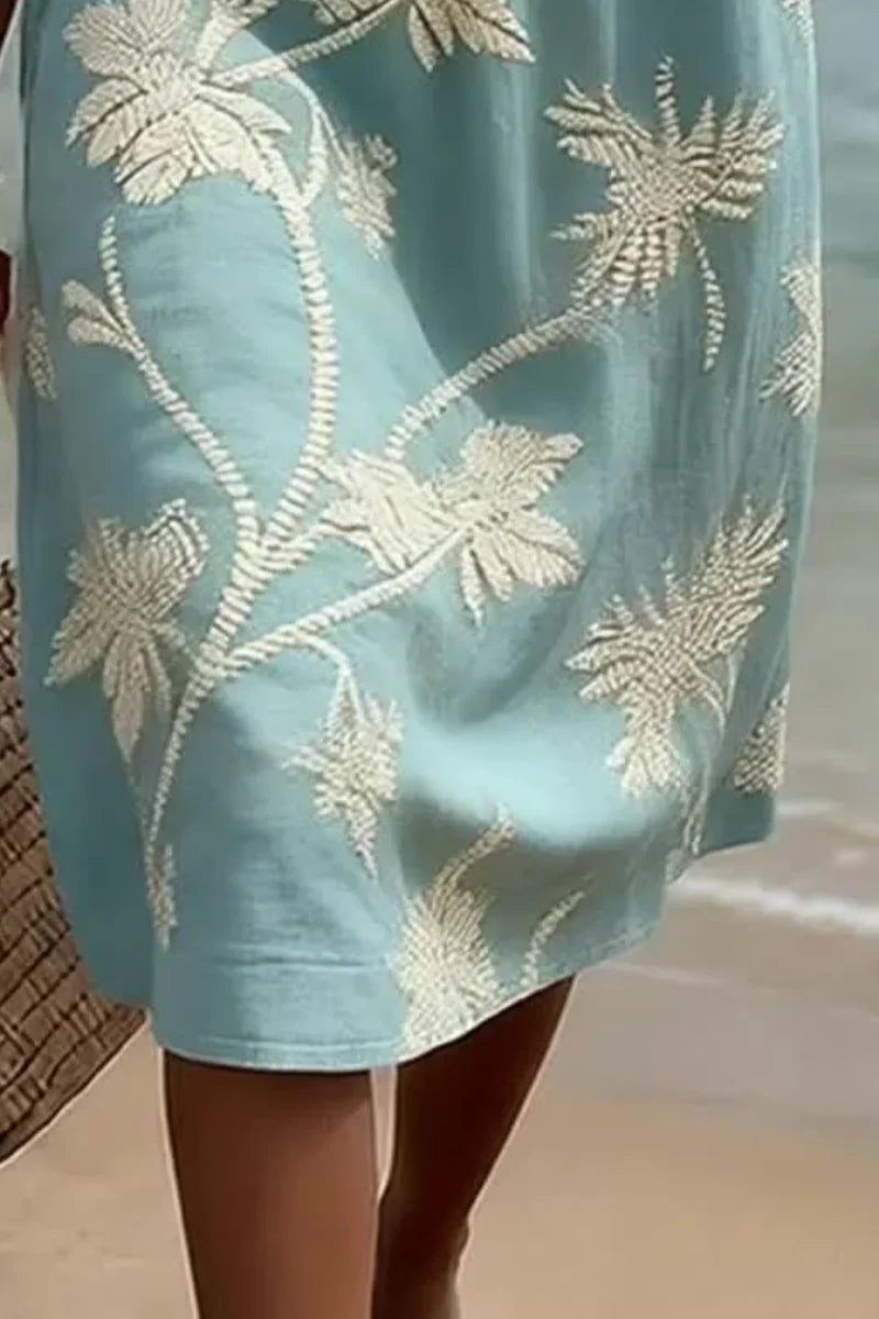 Nemi - Elegante vestido midi floral