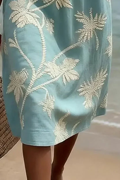 Nemi - Elegante vestido midi floral