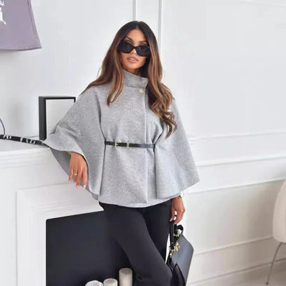 Lea | Chaqueta elegante con cinturón y diseño de mariposa