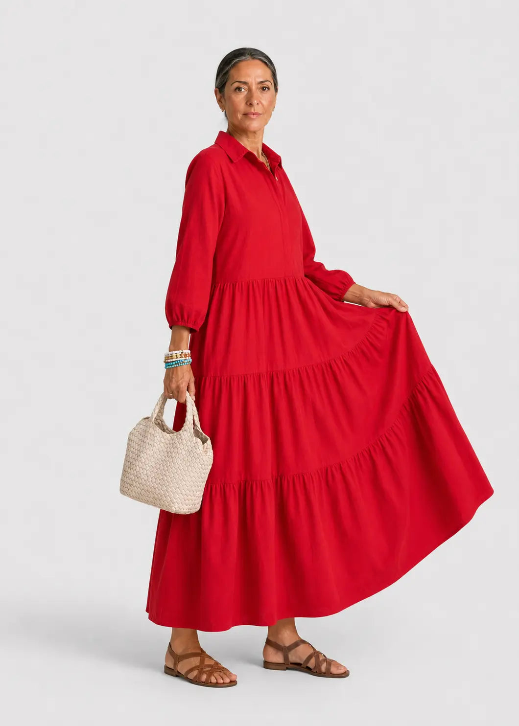 Vestido Mercedes Natural