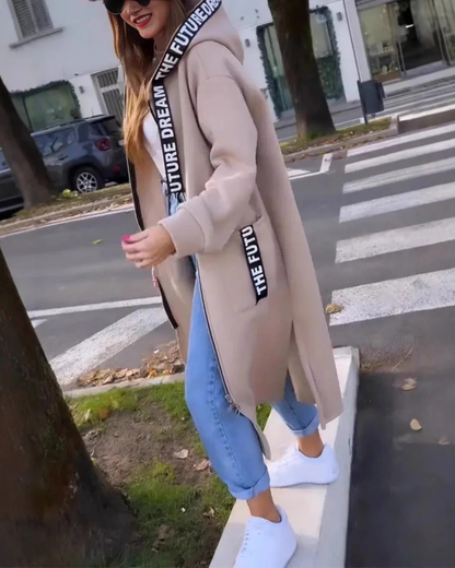 Marina | Chaqueta larga con capucha