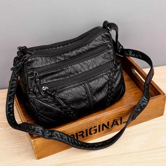 Gloria - Bolso Cruzado con Detalle Trenzado