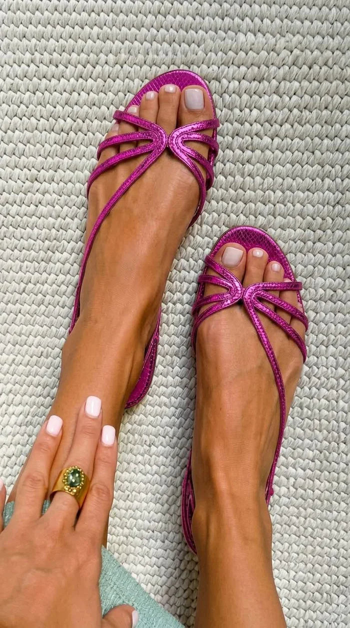 Ginevra Sandalias Doradas de Elegancia Veraniega