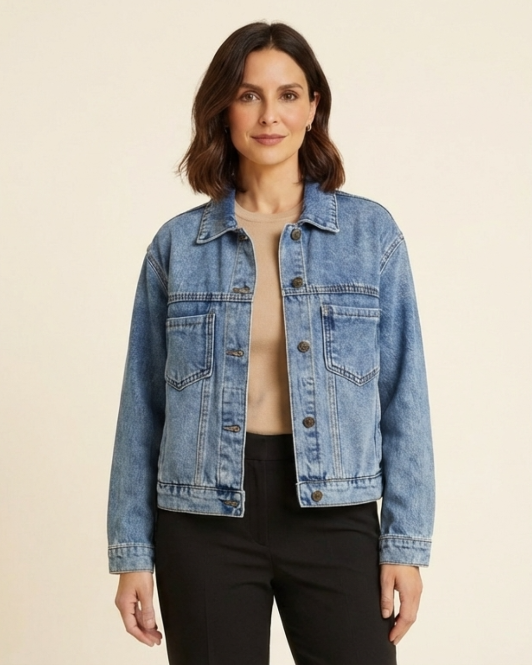 Noelia | Chaqueta vaquera con corte holgado