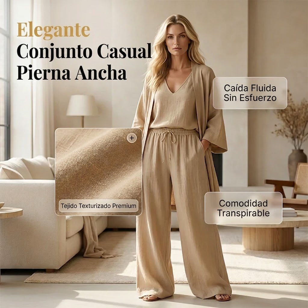 Diana - Conjunto elegante de tres piezas