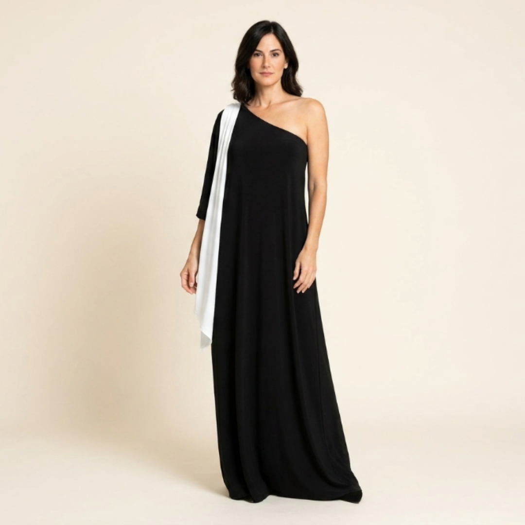 Lily Rose - Vestido de un solo hombro y corte holgado