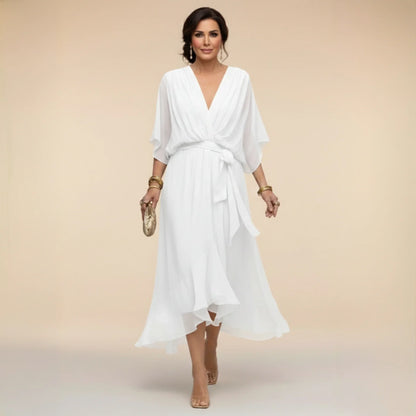 Mónica - Vestido con escote en V