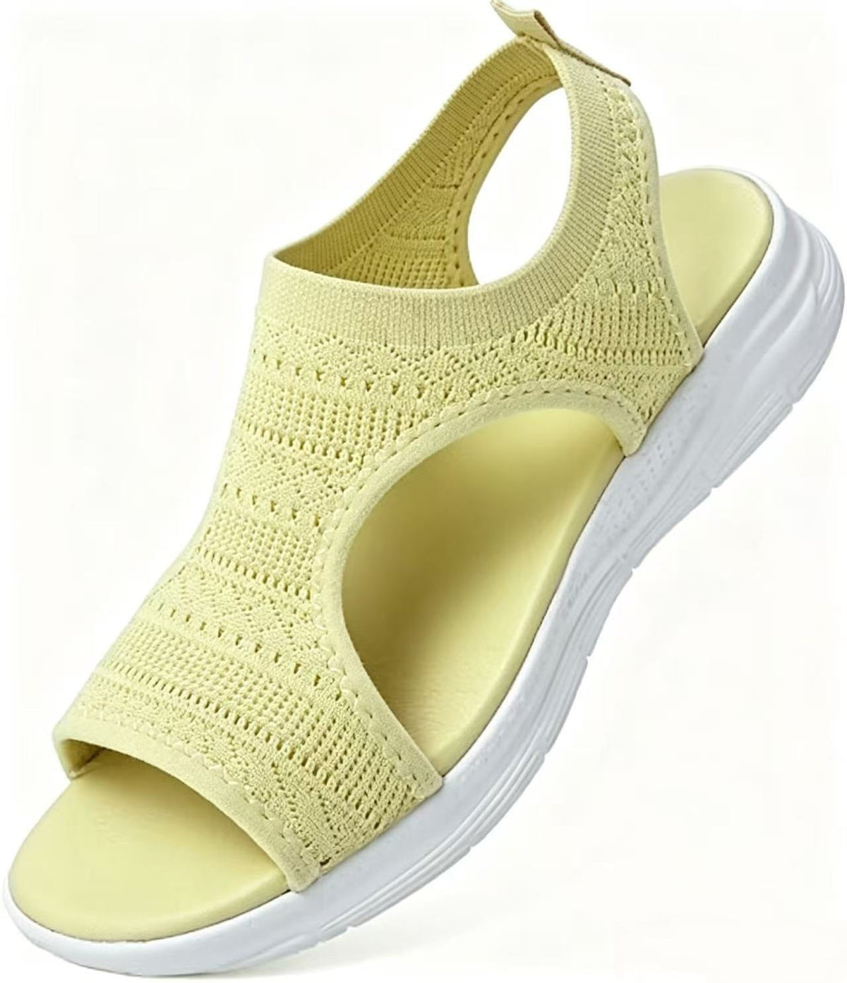 Sandalias planas y transpirables con puntera abierta para mujer, ideales para el verano