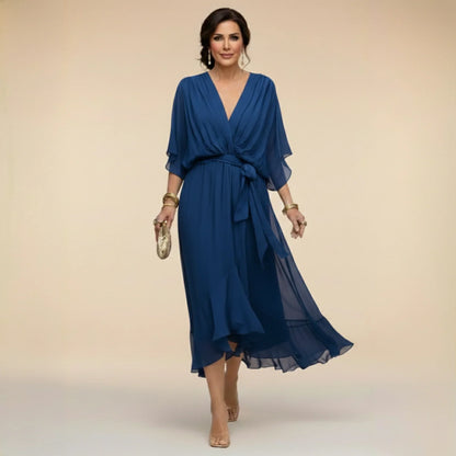 Mónica - Vestido con escote en V