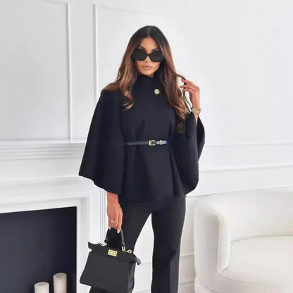 Lea | Chaqueta elegante con cinturón y diseño de mariposa