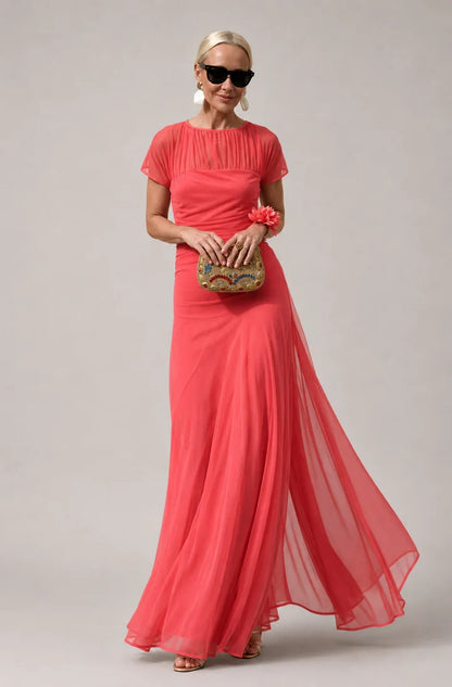 Laura - Vestido de chiffon