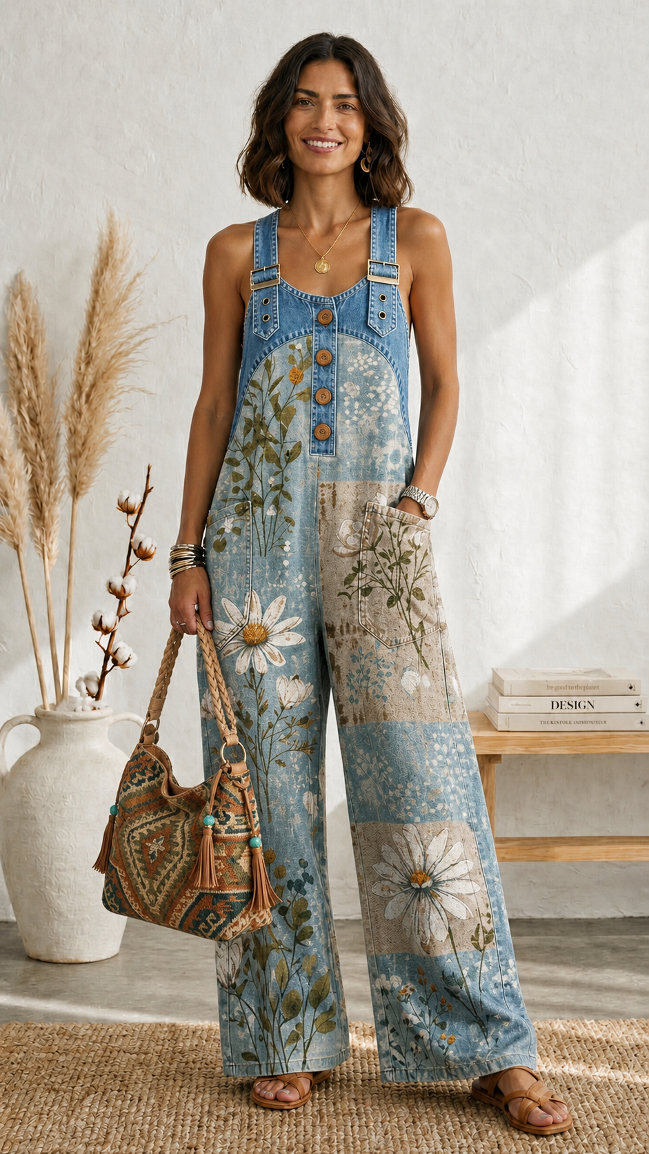 Luna | Mono Floral Vintage