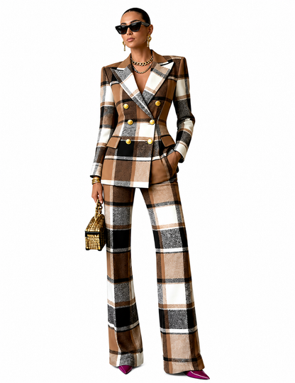 Conjunto Sastre Mujer Elegante De Estilo Clásico