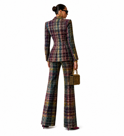 Conjunto Sastre Mujer Elegante De Estilo Clásico