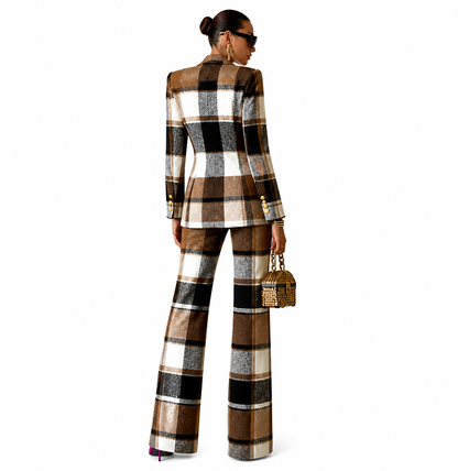 Conjunto Sastre Mujer Elegante De Estilo Clásico