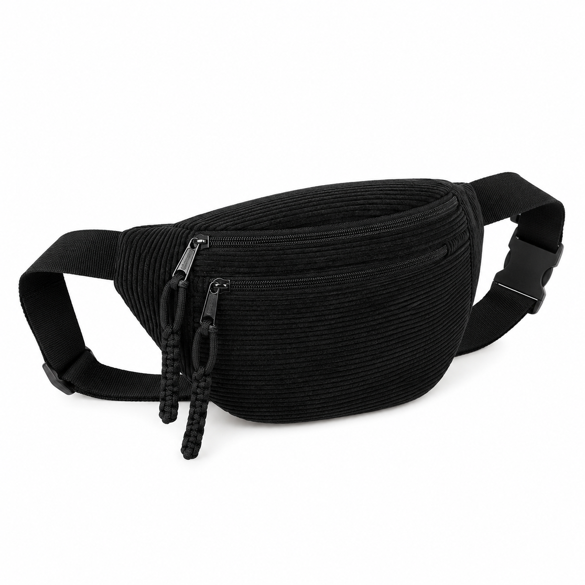 Martina | Bolso de hombro de terciopelo acanalado