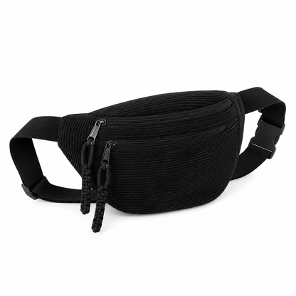 Martina | Bolso de hombro de terciopelo acanalado