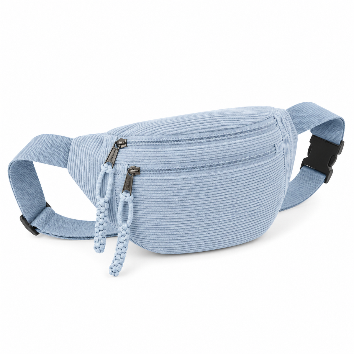 Valeria | Bolso de hombro de terciopelo acanalado