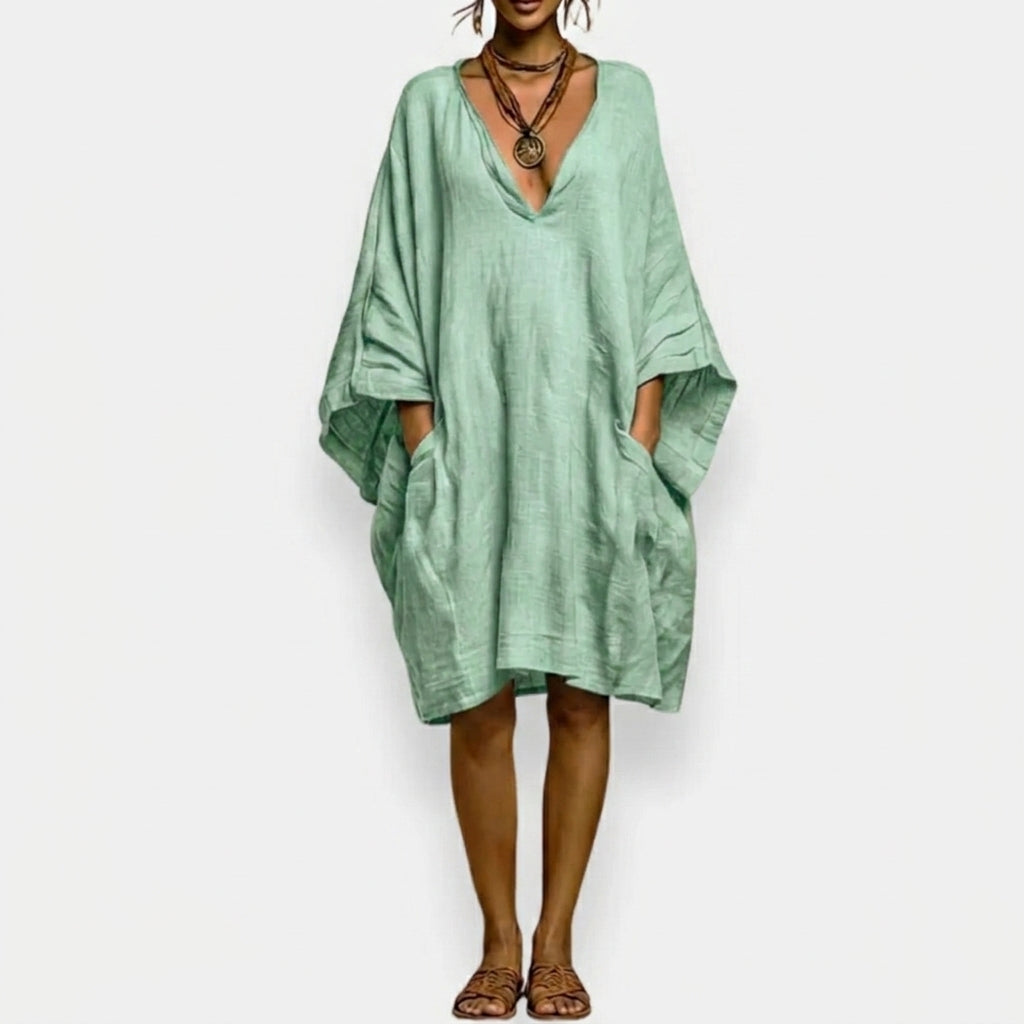 Casiana - Vestido oversize con escote