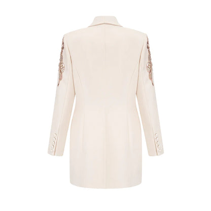 Elena - Vestido blazer adornado con lentejuelas