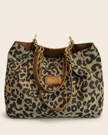 Valeria - Bolso con elegante estampado de leopardo