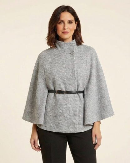Lea | Chaqueta elegante con cinturón y diseño de mariposa