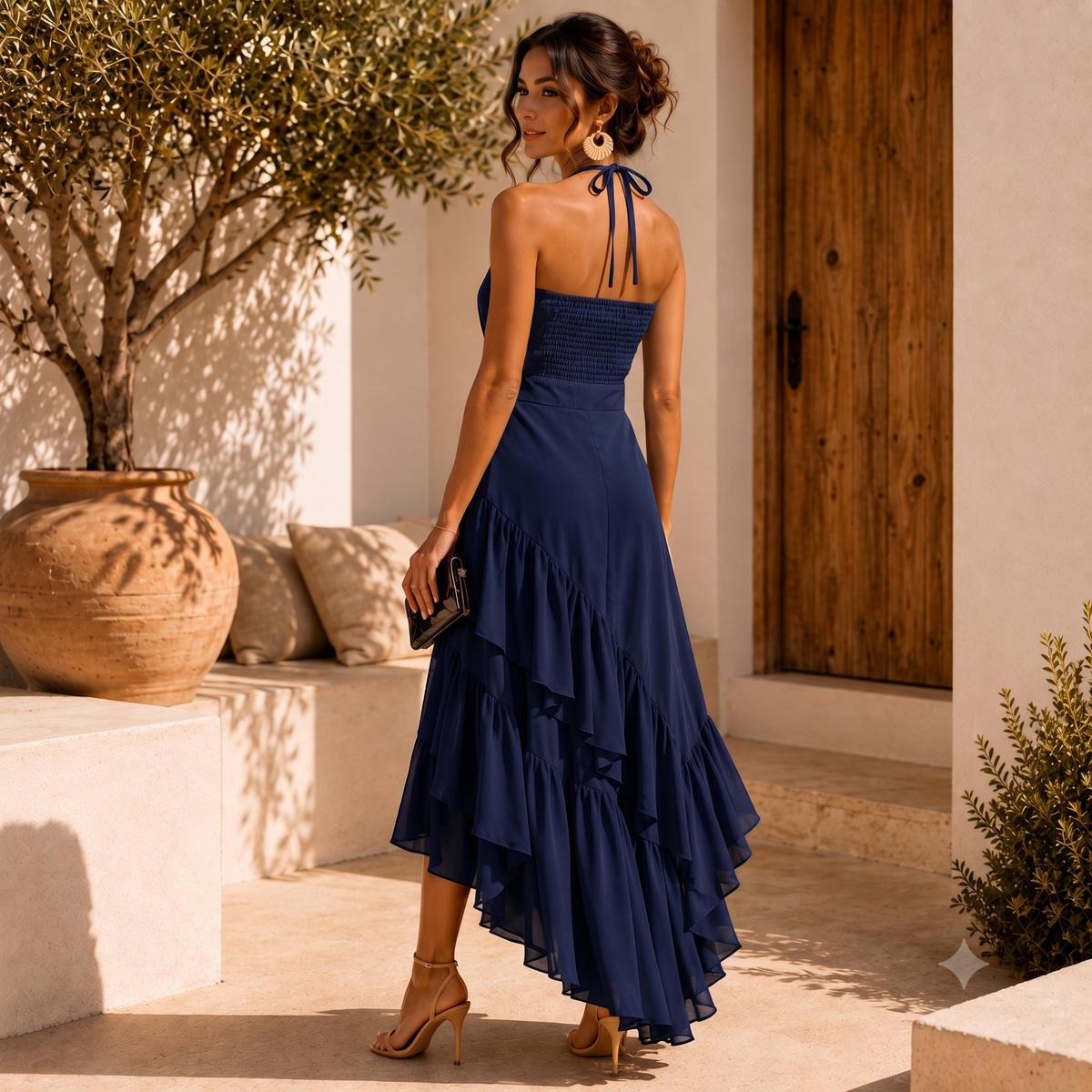 Carla | Vestido Elegante con Bajo Asimétrico™