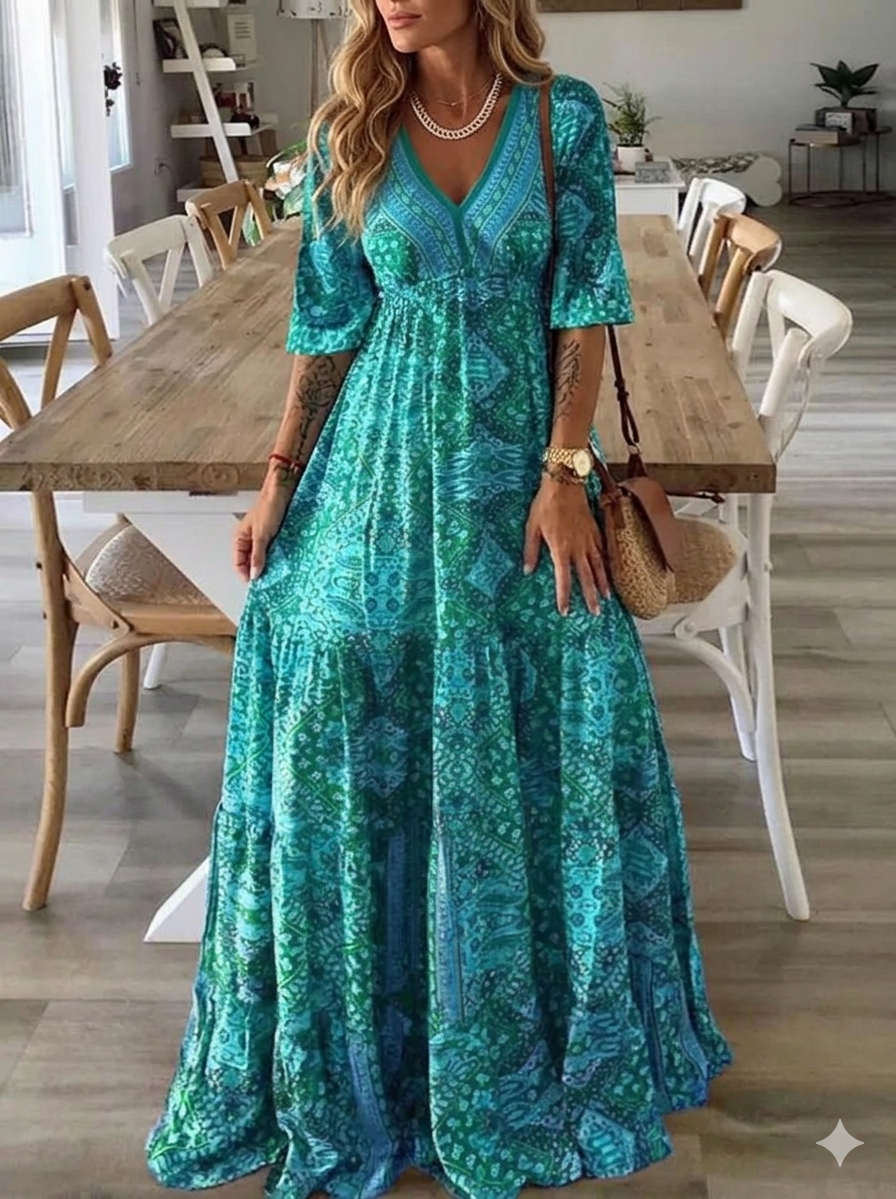 Laurence™ Vestido maxi para mujer primavera/verano