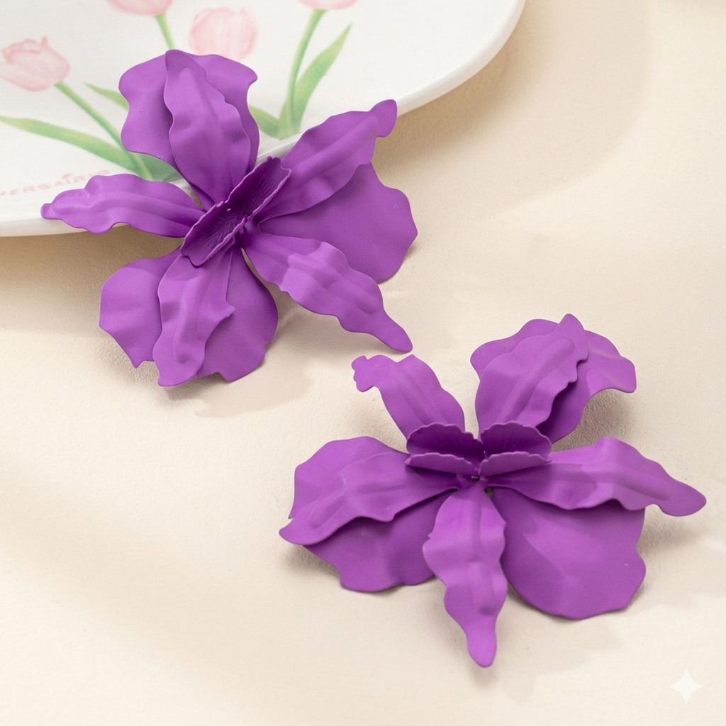 Pendientes de flor