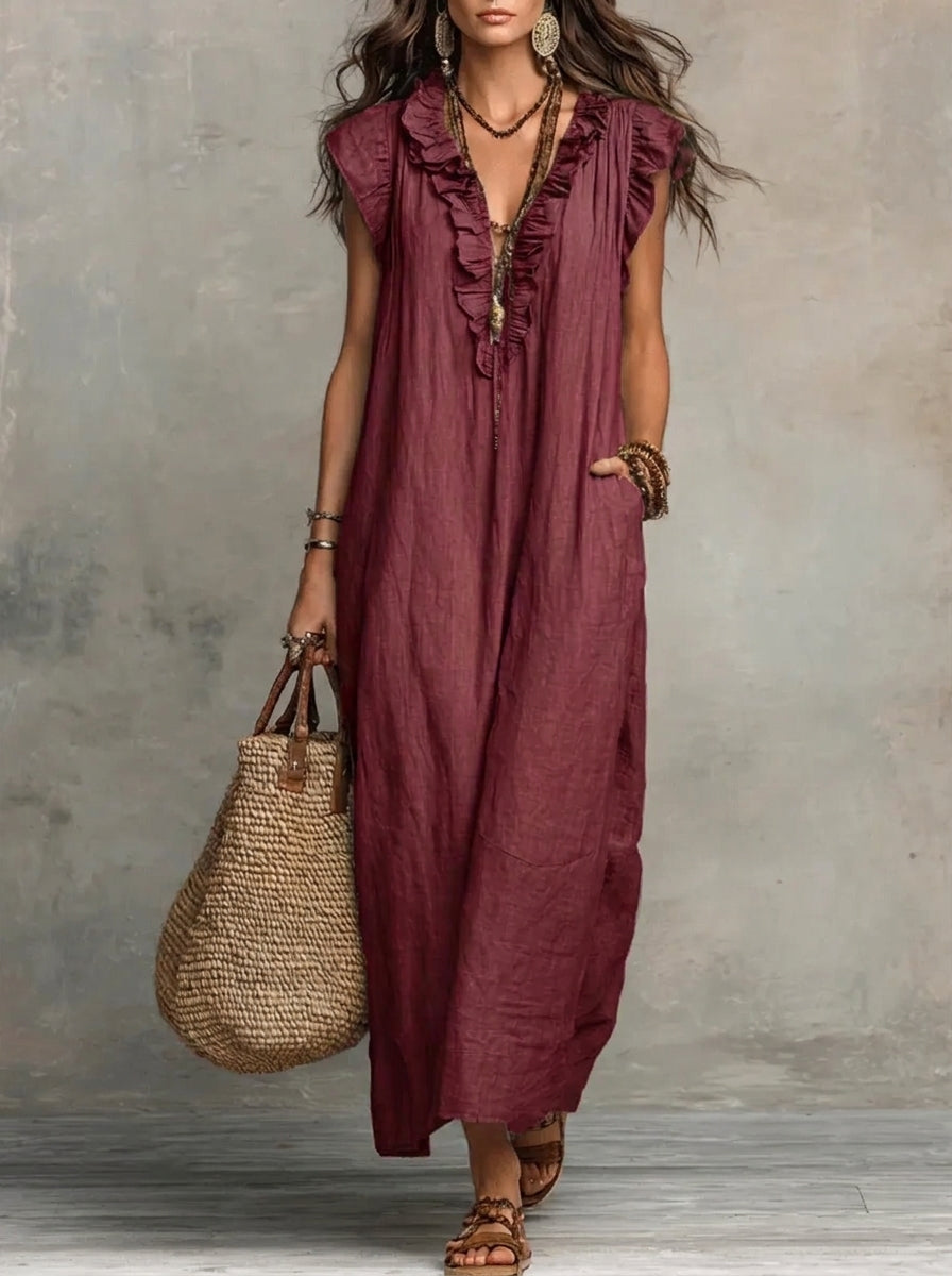 Camila - Vestido Largo Bohemio