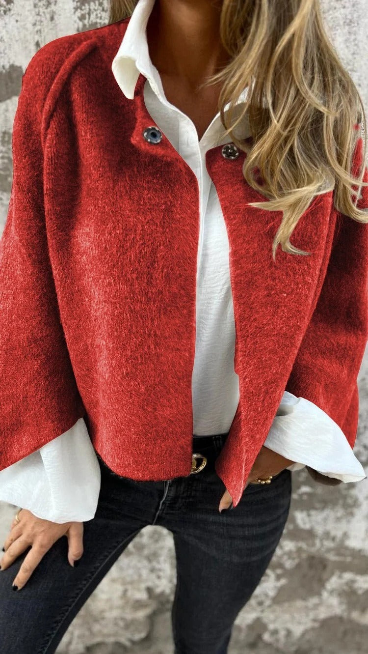 Elvira | Chaqueta suave de cuello redondo